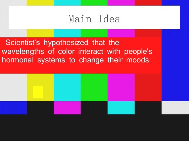 Colors And Their Moods color powerpoint Colors And Their Moods color powerpoint