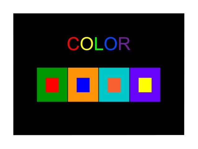 color presentation intro to art