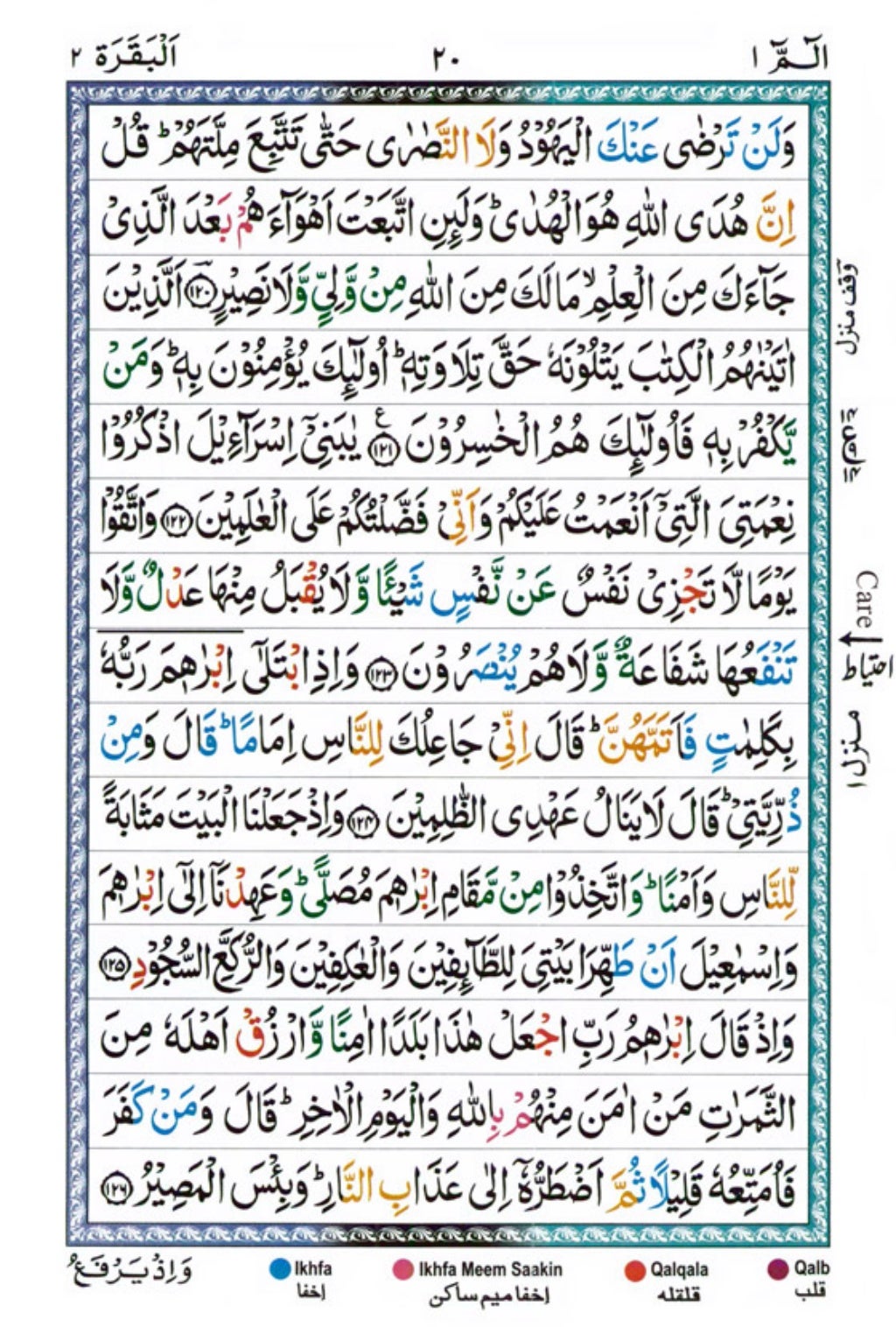 Tajwīdī Qur'ān Juz 1 الم PDF (القرآن جز ١)