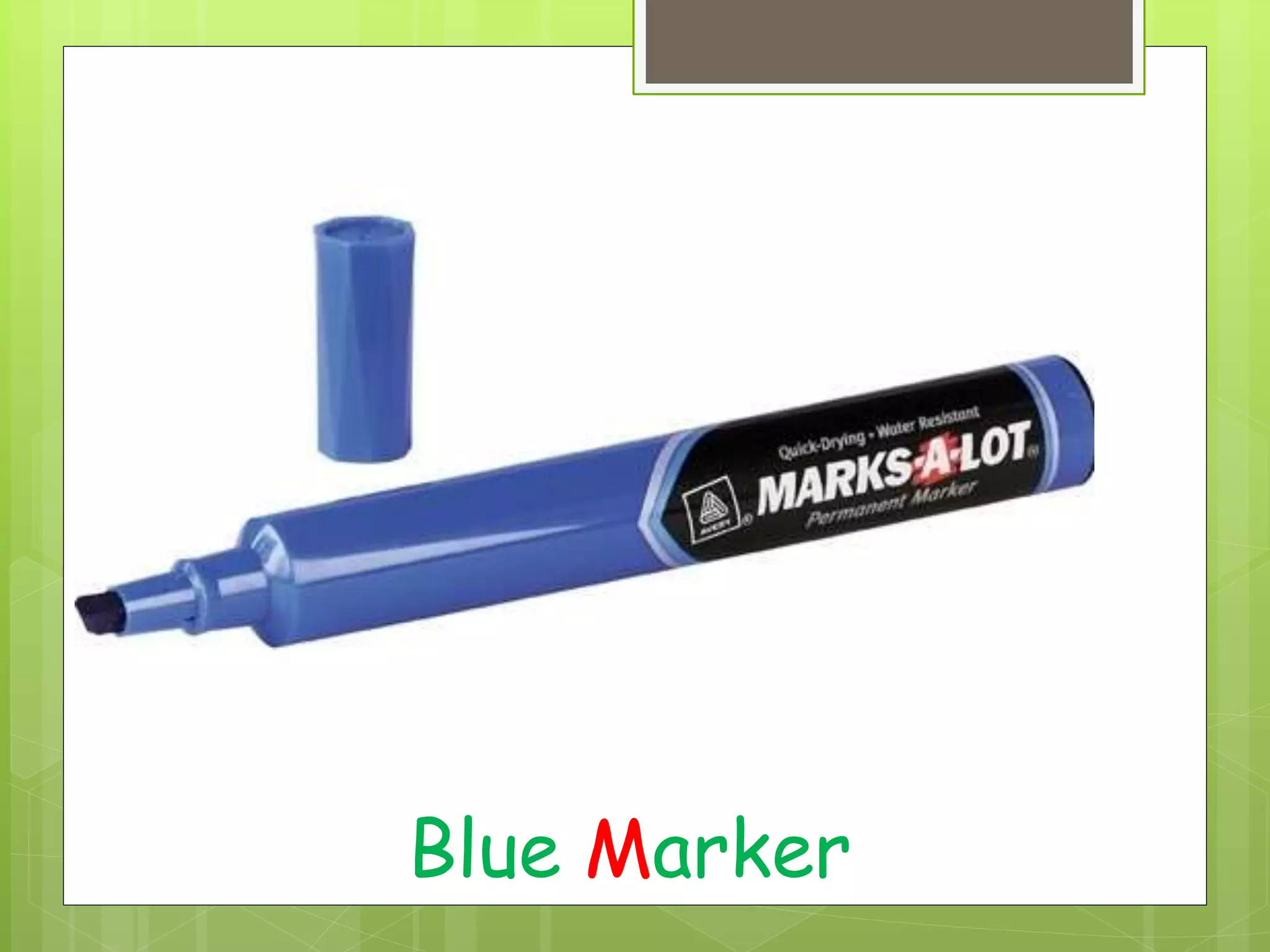 Blue Marker
 