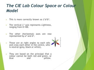 Lab System Color Chemistry Of Colors | PPTX