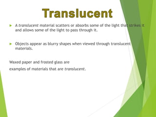 Chemistry Of Colors | PPTX