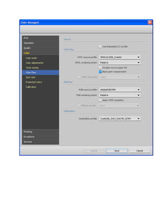 Creo Color Management Settings | PDF