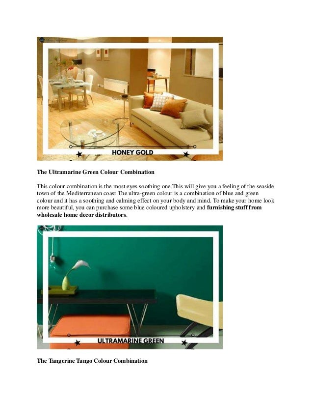 5 Trendy Colours For Home By Wholesale Home Decor Distributors