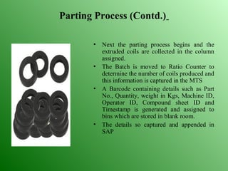 material tracking by using barcode with develope mts to inegrated SAP | PPT
