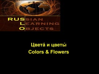 Цвета́ и цветы́
Colors & Flowers
 