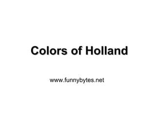 Colors of Holland www.funnybytes.net 