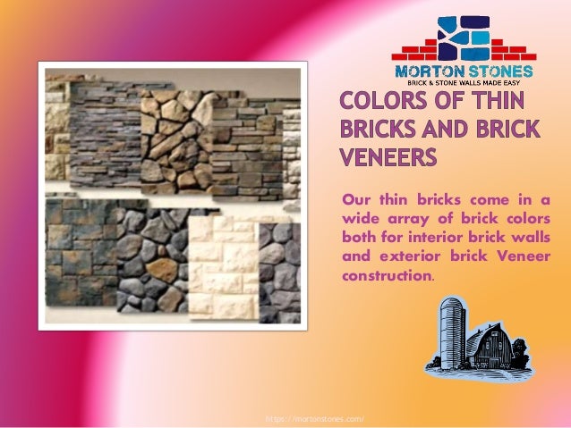Colors Of Thin Bricks And Brick Veneers