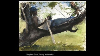 Stephen Scott Young, watercolor
 