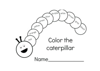 Color the caterpillar