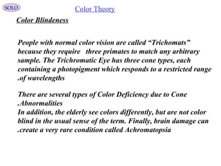 Trichromate Color theory | PPT