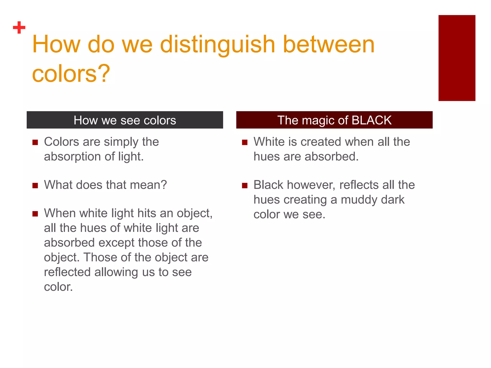 Distinguish Example Color Color Theory | PPTX