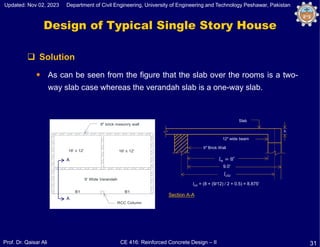 Comprehensive Design and Analysis of Two-Way Reinforced Concrete Slab ...