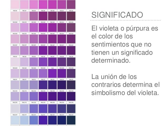 Color Violeta