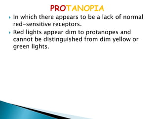 Color vision and its clinical aspects | PPTX