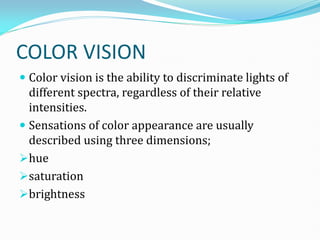 Color Vision Pdf Color Vision, its assesment and management | PDF
