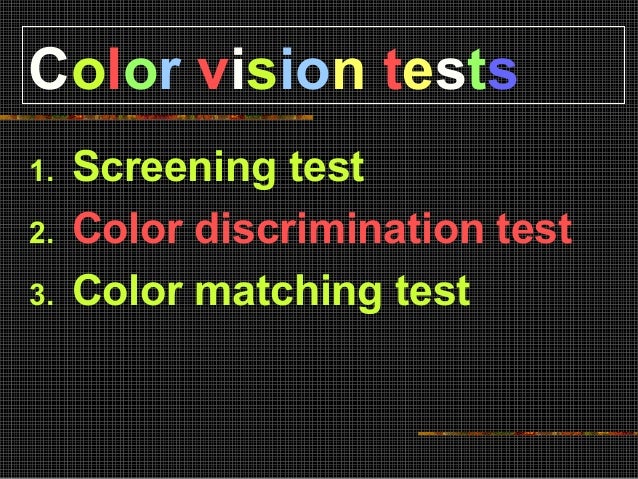 nw2005 color vision
