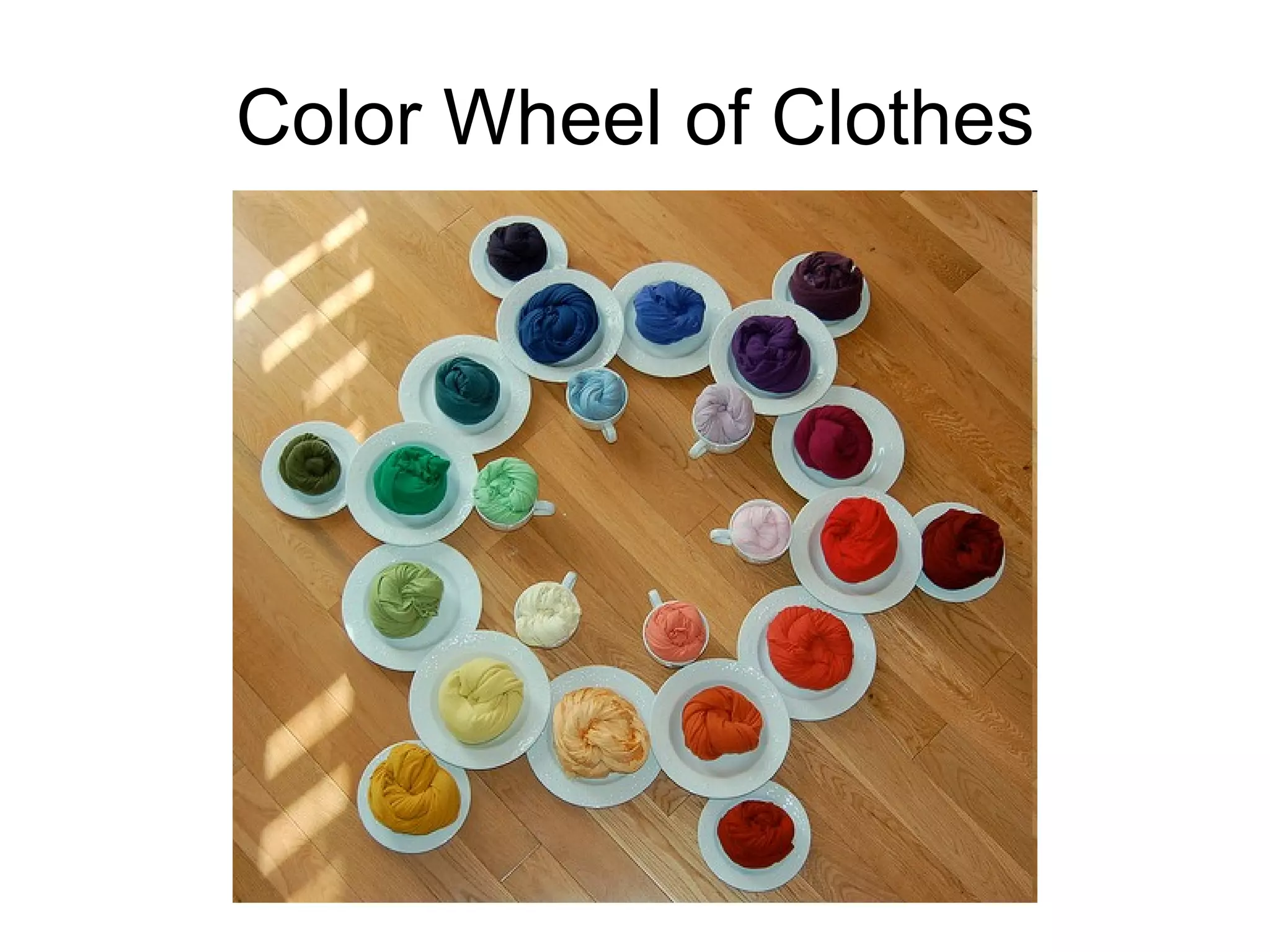 Color Wheel of Clothes