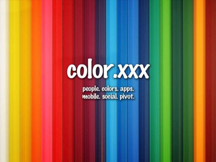 color faux pitch deck