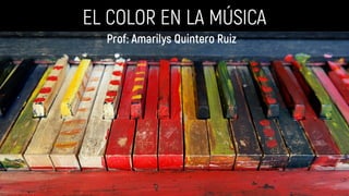 El color y la música