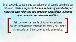 El color y la música