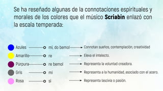 El color y la música