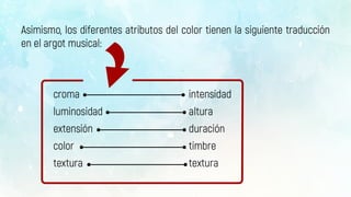 El color y la música
