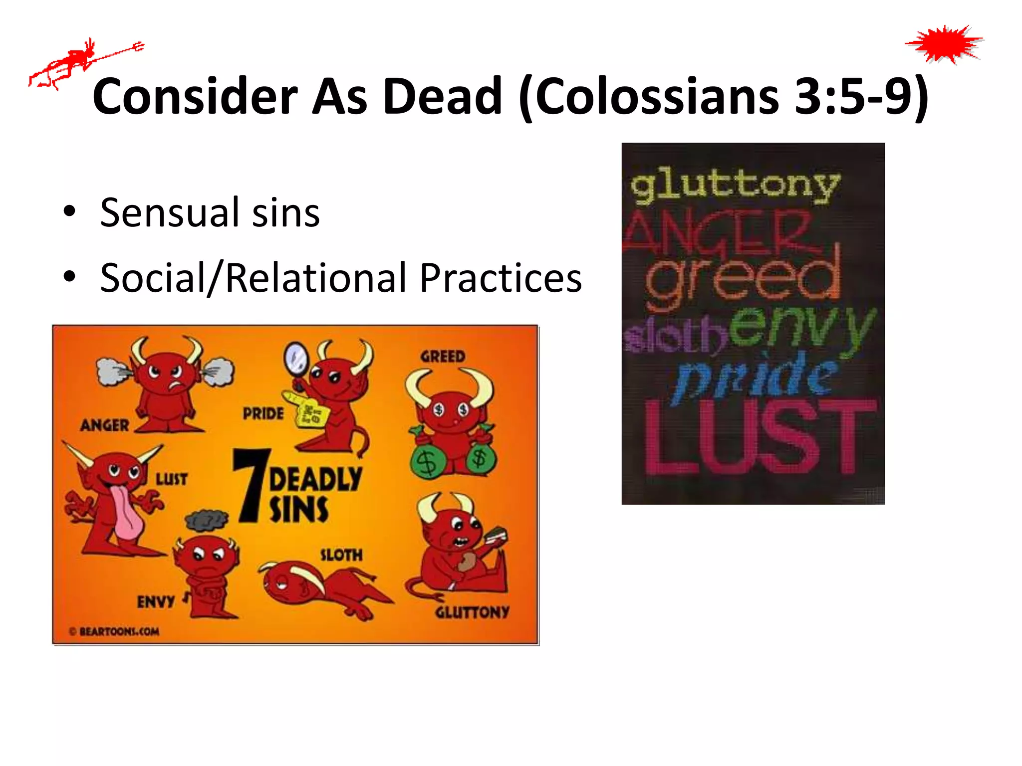 Paul’s message to the Colossians is that the false teachings distort the finished work of Christ.Our Debt Is Cancelled (2:14)Our debt is now “wiped away.”