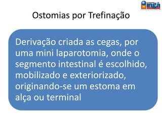 Princípios Básicos
• no reto abdominal
• 5cm das proeminências ósseas, cicatrizes
e cicatriz umbilical
Escolha do
local
• 3cm colostomias
• 2cm ileostomiasTamanho
Formato
circular
 