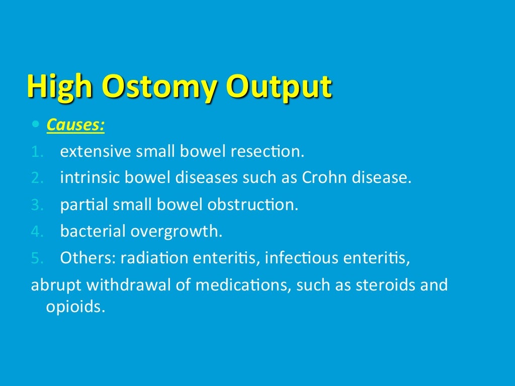 Colostomy complications