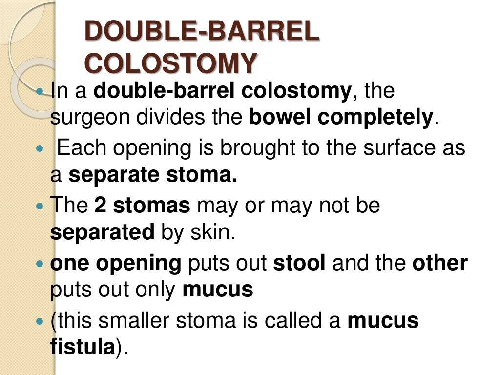 Colostomy care