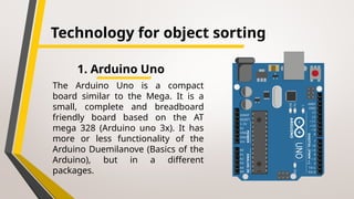Automated Color Sorting System Using Arduino and IoT Technology | PPTX