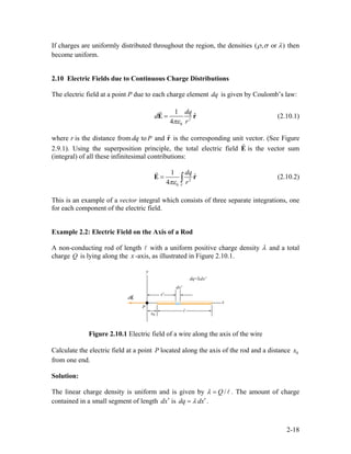 coloumb law and electric field chapter.pdf