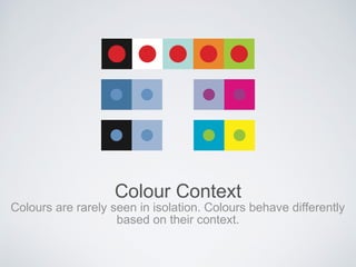 Color Context Examplesa Colour Theory | PPT