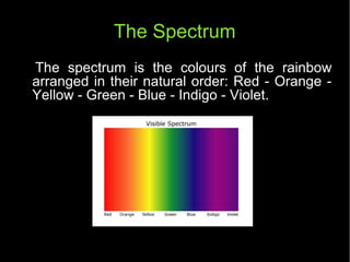 Regulus Color Spectrum Colour 3r eso | PPT