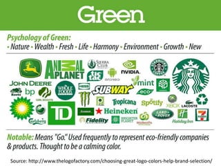 Source: http://www.thelogofactory.com/choosing-great-logo-colors-help-brand-selection/
 