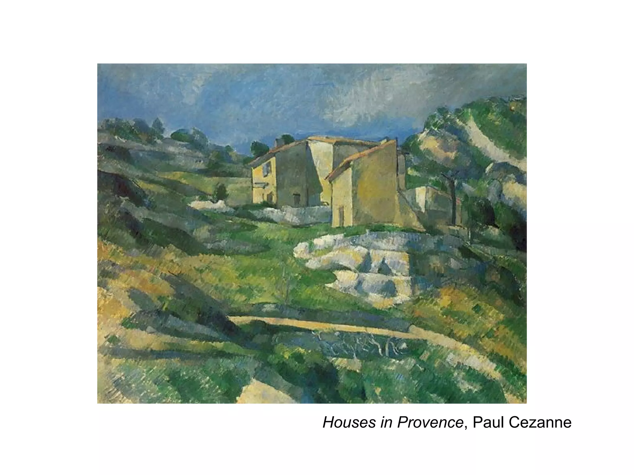 Houses in Provence , Paul Cezanne   