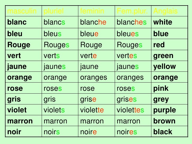 french-couleur-agreement-lesson