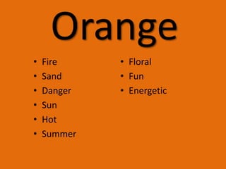 OrangeFireSandDangerSunHotSummerFloralFunEnergetic