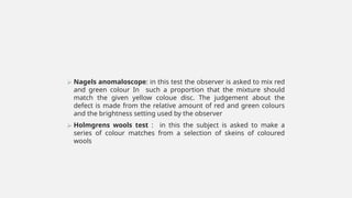 Colour blindness edit.pptx CoColor blindness | PPTX