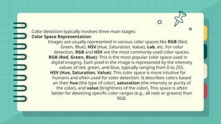 COLOUR DETECTION MODEL PPT.pptx......... | PPTX