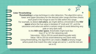 COLOUR DETECTION MODEL PPT.pptx......... | PPTX