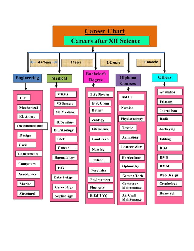Career chart PDF Career Chart Pdf Download