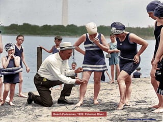 Beach Policeman, 1922. Potomac River.

 