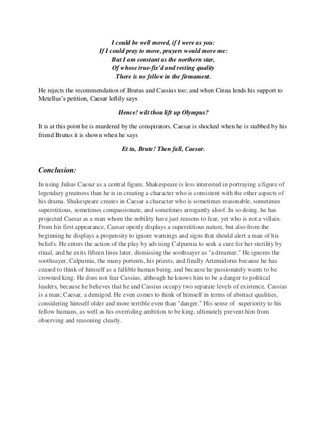 Julius Caesar Characteristics