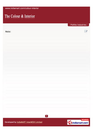 - Pidilite Industries -


Note:
 