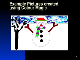 Example Pictures created using Colour Magic 