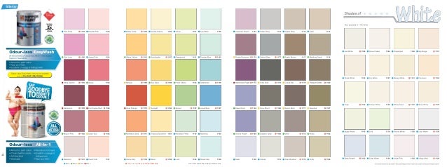 Katalog Warna Cat  Dulux  Easy  Clean 