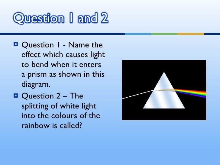 Colour Of Light Quiz