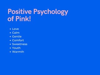 Pink Emotions Understanding Pink in Colour Psychology! | PDF